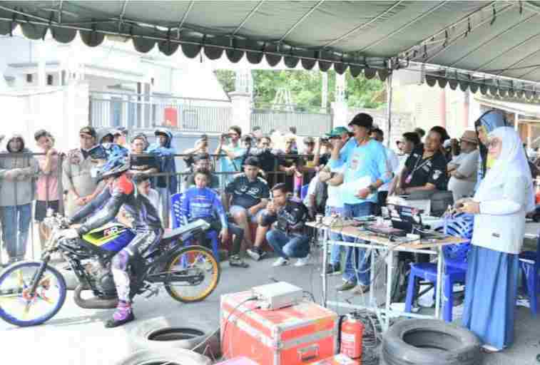 Melalui Event AF Drag Bike 2024, Bukti Nyata Kepedulian Pemkab Sumenep pada Olahraga Otomotif. (foto/ist)