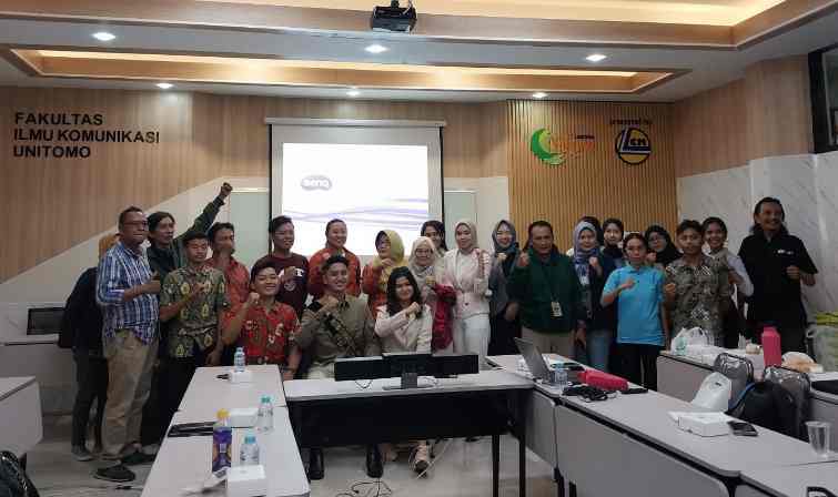 Bersama Japelidi, Lembaga UKW Fikom Unitomo Gelar Literasi Digital Perangi Hoaks