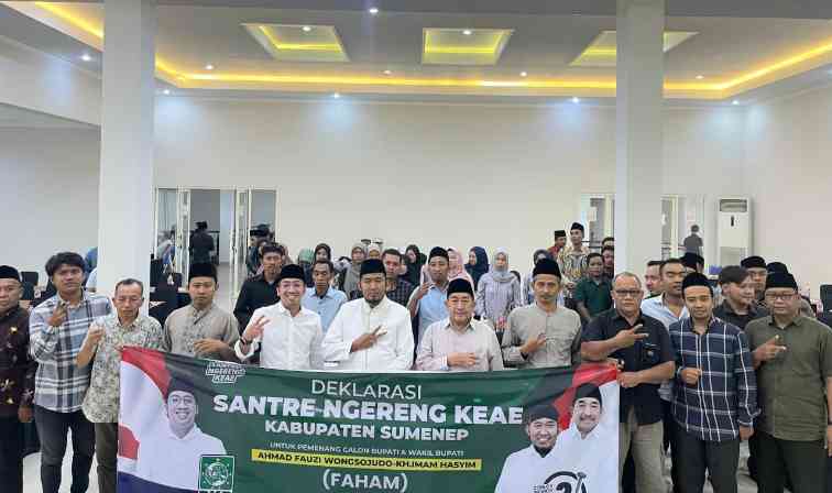 Barisan Santre Ngereng Keae Bersatu Dukung Fauzi-Imam di Pilkada Sumenep 2024