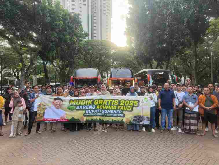 Program Mudik Gratis Bareng Bupati Sumenep Resmi Diberangkatkan Hari Ini dari Jakarta, Para Peserta Bersyukur