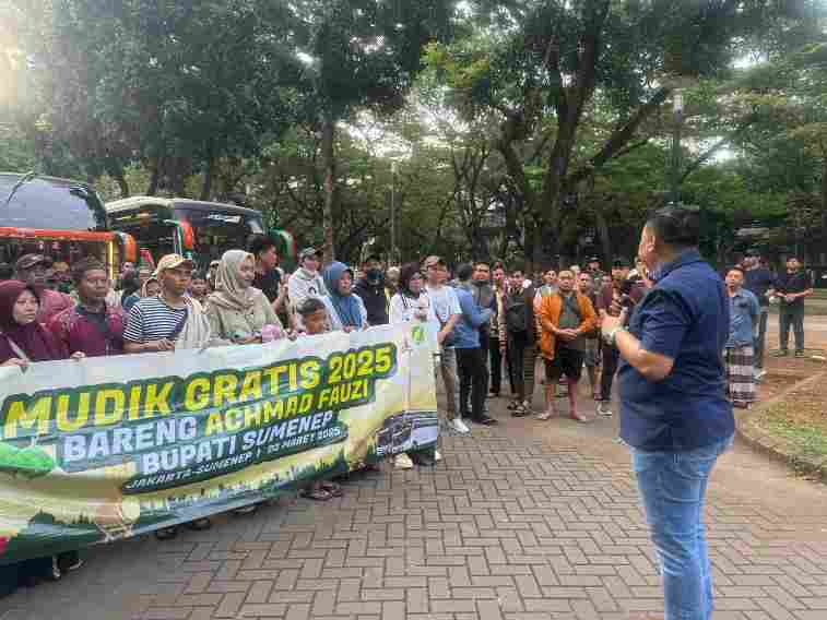 Program Mudik Gratis Bareng Bupati Sumenep Resmi Diberangkatkan Hari Ini dari Jakarta, Para Peserta Bersyukur