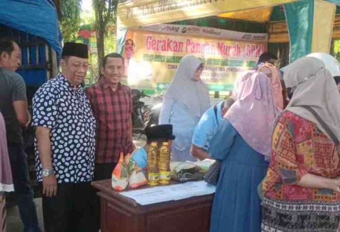 Jaga Ketersediaan Pangan Murah, DKPP Sumenep Gandeng Bulog Gelar Pasar Murah