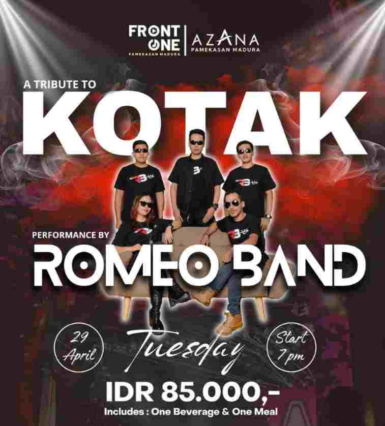 Yuk Saksikan, Frontone Azzana Style Hotel Pamekasan Gelar Event Menarik Hadirkan Artis Romeo Band