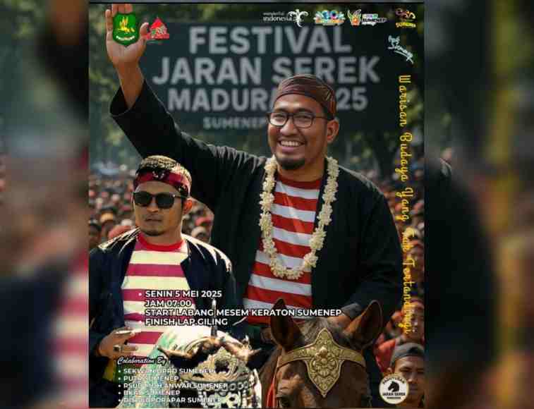 Ayo Nonton Datang ke Sumenep, Festival Jaran Serek 2025 kembali Digelar pada Besok, Ini Rutenya