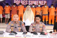 Kapolres Sumenep Pimpin Langsung Konferensi Pers Pengungkapan 18 Kasus Tindak Pidana Selama 2 Bulan
