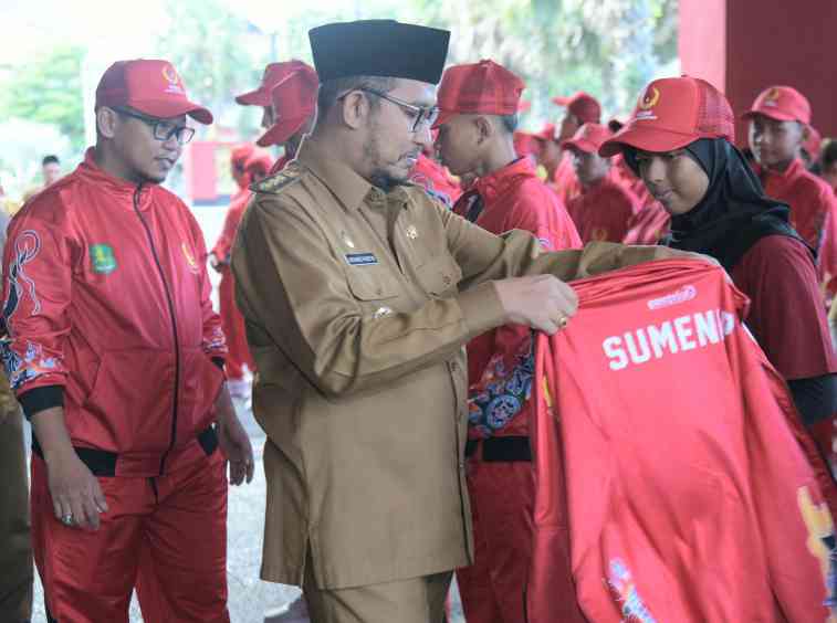 Lepas Kontingen Atlet Porprov Jatim ke-IX 2025, Bupati Sumenep Tekankan Semangat Juang dalam Meraih Kemenangan