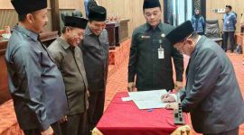 DPRD Sumenep Gelar Rapat Paripurna Penandatanganan Naskah Persetujuan Bersama Dua Raperda