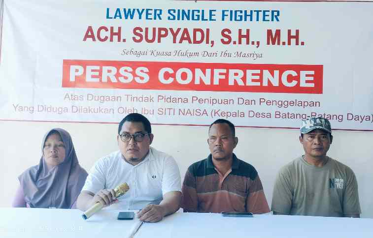 Oknum Kades Batang-Batang Daya Diduga Tipu Warganya dan Dilaporkan ke Polres Sumenep