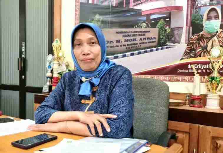 Direktur RSUD Sumenep dr. Erliyati 