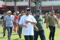 Tinjau Lomba HUT Kemerdekaan RI, Bupati Sumenep Harap Ciptakan Semangat Kebersamaan