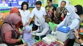 Menkes Apresiasi Bupati Sumenep dalam Melakukan Langkah Cepat dan Responsif Tangani KLB Campak