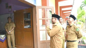 Pastikan Lancar, Bupati Fauzi Monitoring TKA SMP di Sejumlah Sekolah
