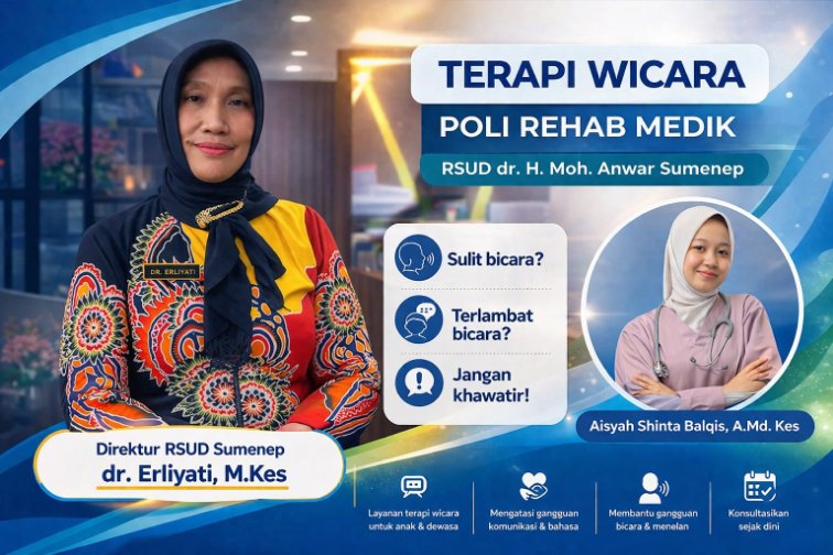 Gangguan Bicara Bisa Diatasi, RSUD Sumenep Kini Hadirkan Layanan Terapi Wicara