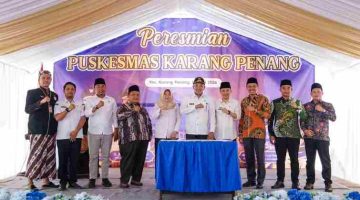 Resmikan Puskesmas Karang Penang, Bupati Sampang: Tingkatkan Layanan Kesehatan