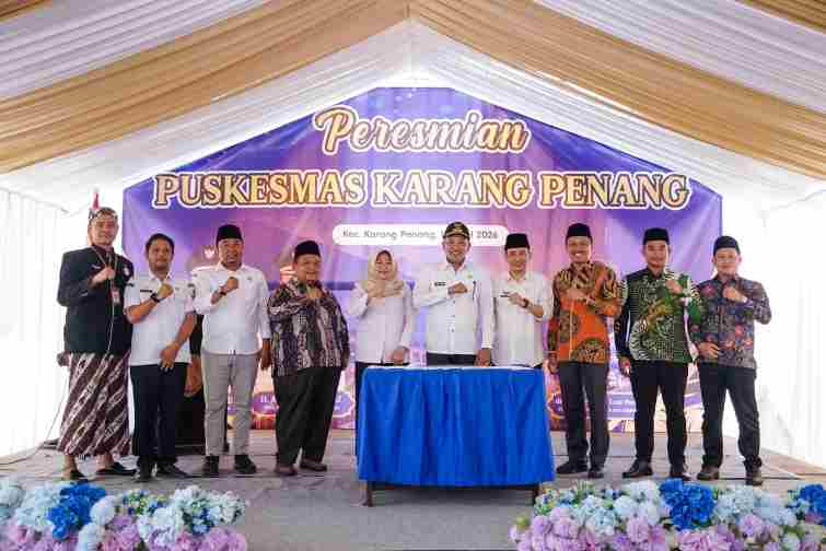 Resmikan Puskesmas Karang Penang, Bupati Sampang: Tingkatkan Layanan Kesehatan
