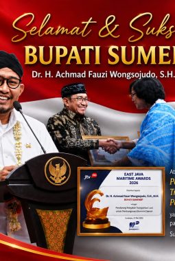 East Java Maritime Awards 2026 Apresiasi Komitmen Bupati Sumenep Bangun Ekonomi Kepulauan