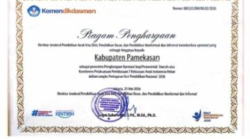 Salut, Bupati Pamekasan Dapat Apresiasi Tertinggi dari Mendikdasmen RI di Hardiknas Jatim