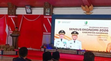 Bupati Sampang Resmi Lepas Ribuan Petugas Sensus Ekonomi 2026 untuk Validasi Data Daerah