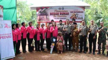Peringati Hari Bhayangkara ke-80, Polres Sumenep Resmikan Rumah Layak Huni untuk Warga Batang-Batang