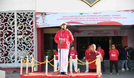 Bupati Sumenep Resmikan Rangkaian Lomba HUT RI ke-81, Ajak ASN Perkuat Semangat Persatuan