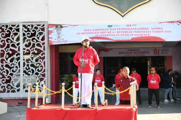 Bupati Sumenep Resmikan Rangkaian Lomba HUT RI ke-81, Ajak ASN Perkuat Semangat Persatuan