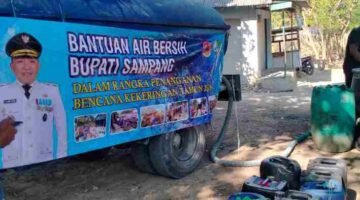 Tanggap Darurat Kekeringan, BPBD Sampang Distribusikan Air Bersih ke Desa Terdampak