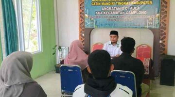 Penyuluh Agama Islam KUA Camplong Gelar Bimbingan Perkawinan Bagi Catin, Wujudkan Keluarga Sakinah Mawaddah Warahmah