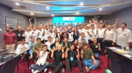 Para peserta yang juga dari JSI yang dinyatakan kompeten pada UKW Dewan Pers Bersama LUKW Unitomo dan IJTI